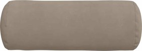 vidaXL Μαξιλάρια Στήριγμα 2 pcs Taupe Ø 25 x 70 cm Ύφασμα Μικροΐνας