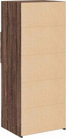 vidaXL Ντουλάπι Καφέ Δρυς 50x42,5x124 εκ. από Επεξεργασμένο Ξύλο