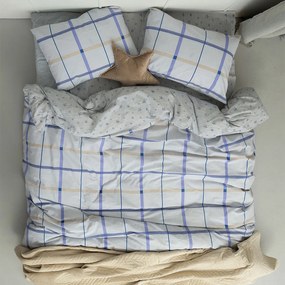 Σεντόνια Μονά (Σετ) Palamaiki Fashion FL6166 Εκρού,Λιλά ΧΩΡΙΣ ΛΑΣΤΙΧΟ 170x260
