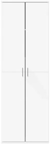 vidaXL Ντουλάπα Λευκή 60 x 35 x 180 εκ. από Επεξ. Ξύλο