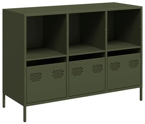 Ντουλάπι Λαδί 101,5x39x73,5 εκ. από Χάλυβα Ψυχρής Έλασης 851368