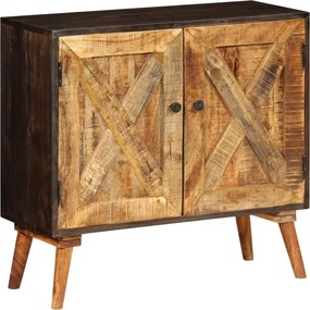 vidaXL Ντουλάπι 85 x 30 x 75 εκ. από Μασίφ Ξύλο Μάνγκο