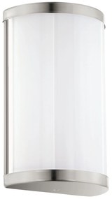 Φωτιστικό Τοίχου Led Cupella 95774 White-Silver Eglo Metal