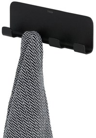 Άγκιστρο Μπάνιου Colar 1314730746 Τετραπλό 2x15,5x4,9cm Black Tiger Ανοξείδωτο Ατσάλι