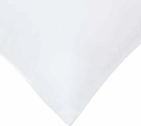 vidaXL Μαξιλάρι με μαξιλάρι Λευκό 60 x 40 x 20 εκ. Πολυεστέρας