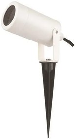 Σποτ Φωτιστικό Κήπου IP65 Πλαστικό GU10 Eurolamp-145-82020-Λευκό 145-82020