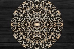 Intra απο ξύλο plywood 3mm-4mm πάχος Τρισδιάστατη , Mandala Δίασταση 30x30 cm INTRAFABR-73704318