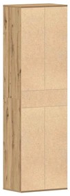 vidaXL Ντουλάπι παπουτσιών Artisan Oak 54x34x183cm Κατασκευασμένο ξύλο