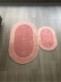 Stewehome διακοσμητικό χαλί μπάνιου με ψηφιακή εκτύπωση και αντιολισθητική βάση 60x100x6 cm