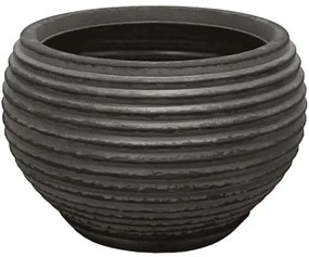 Κασπώ Γαβάθα 06-10019-S Φ40,5x26cm Antique Black Marhome Πολυρεσίνη