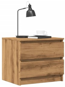 vidaXL Κομοδίνα 2 τεμ Artisan Oak 50x40x43.5 cm Κατασκευασμένο ξύλο