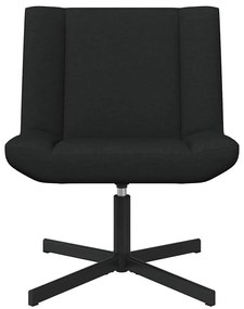 vidaXL Περιστρεφόμενη καρέκλα Μαύρο 63 x 75 x 76 εκ ύφασμα
