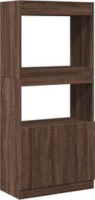 vidaXL Ντουλάπι Καφέ Δρυς 63x33x140 εκ. από Επεξεργασμένο Ξύλο