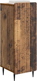 vidaXL Πλαϊνό γραφείο Παλαιωμένο ξύλο 34,5 x 33 x 92 εκ.
