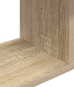 vidaXL Ράφι Τοίχου Επιτοίχιο Sonoma Δρυς 32 x 21 x 107 cm