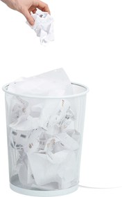 Καλάθι Απορριμμάτων (Φ29.5x35) Z-L White 17724