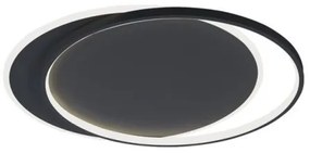 Πλαφονιέρα Φωτιστικό Οροφής LED 43W IP20 3000K Evelyn Viokef-4301901-Μαύρο 4301901