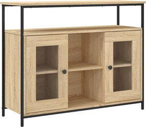vidaXL Ντουλάπι Sonoma δρυς 100x35x80 εκ. Επεξεργασμένο Ξύλο