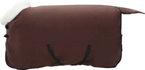 vidaXL Σαμάρι Ίππου Πλήρης Σκούρος Καφέ 165 cm Πολικές φλις