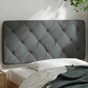 vidaXL Μαξιλάρι για Κεφαλάρι Σκούρο Γκρι 100 εκ. Υφασμάτινο