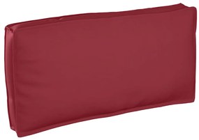 vidaXL Μαξιλάρι Πάγκου/Πλάτης Μπορντό 120 x 60 x 12 εκ. Υφάσμα Οξφόρδης