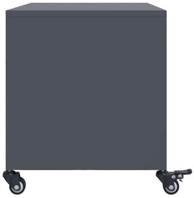 vidaXL Έπιπλο Τηλεόρασης Μαύρο 68x39x43,5 εκ. Χάλυβας