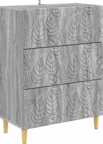 vidaXL Ντουλάπι με Συρτάρια 66 x 34,5 x 90 εκ Επεξεργασμένο Ξύλο