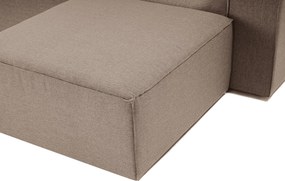 Γωνιακός Καναπές Καφέ FORA 190x297x66