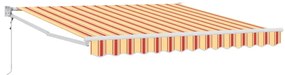 vidaXL Σκηνίτσα Αναδιπλούμενη Striped Κίτρινο, Πορτοκαλί. 300 x 250 εκ