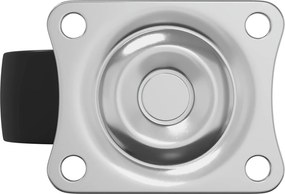 vidaXL Στρόφιγγα 2 pcs Ασημί 60 x 60 x 50 χλστ Σίδερο και νάιλον