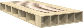 vidaXL Πλαίσιο Κρεβατιού Sonoma Δρυς 90 x 190 εκ. Επεξεργασμένο Ξύλο