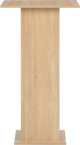 vidaXL Τραπέζι Μπαρ Χρώμα Δρυός 60 x 60 x 110 εκ.