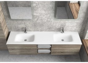 KARAG SPACE SOLID Νιπτήρας επίπλου διπλός SPACE 175v2 KARAG 175x46x16cm KARAG-5206836026237