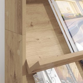 vidaXL Ράφι Περιοδικών με ράφι Artisan Oak 70 x 41 x 126 εκ.