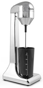 Επιτραπέζια φραπεδιέρα Oliver Voltz OV51163D, 100W, 2 ταχύτητες, Ανοξείδωτος αναδευτήρας, Ανοξείδωτο/μαύρο