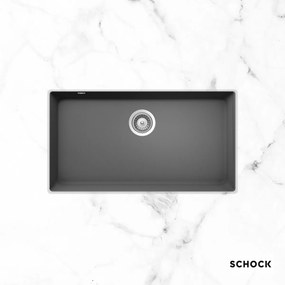 Schock Mono 15090U Silverstone - Νεροχύτης Γρανίτη Υποκαθημενος 83,8x46,9