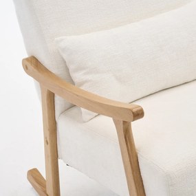Κουνιστή Πολυθρόνα (66x95.5x98.5) Spitishop Ontario White