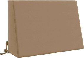 vidaXL Μαξιλάρι πλάτης SOEST 100% Πολυεστέρας Taupe 60 x 20 x 40 cm