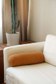 Διακοσμητικό Μαξιλάρι Καφέ TEDDY ROLLER 50x14x14