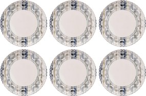 Service Plate Set (6 Pieces) Unknown Multicolor
