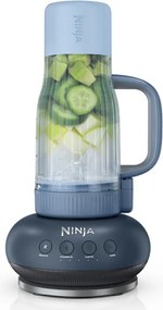 Φορητός μπλέντερ Ninja BlendBoss DB351EUCY, 1100 W, 710 ml, 3 προγράμματα, Auto-iQ, CrushBlade, Γκρι