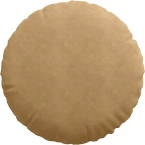 vidaXL Μαξιλάρια καθισμάτων 2 pcs Καφέ Ø60 x 21 εκ Βελούδο