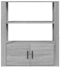 vidaXL Ντουλάπι Γκρι Sonoma 80x30x90 εκ. από Επεξεργασμένο Ξύλο