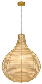 Φωτιστικό Οροφής Bolita 4227700 D420 Natural Viokef Wood