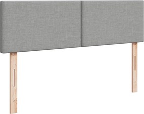 vidaXL Κρεβάτι Boxspring με Στρώμα Αν. Πράσινο 160x200εκ Υφασμάτινο