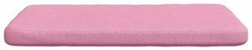 vidaXL Μαξιλάρια καθισμάτων 4 pcs Ροζ 40 x 40 x 3 cm ύφασμα
