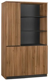 Βιβλιοθήκη Γραφείου Επαγγελματική Supreme Honey Oak - Grey 120X40X200 HM2353