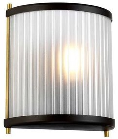 Απλίκα Φωτιστικό Τοίχου 1xE27 Corona Elstead Lighting-DL-CORONA1-BAB-Καφέ DL-CORONA1-BAB