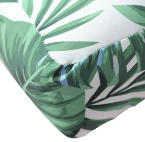 vidaXL Μαξιλάρια Παλέτας 2 τεμ. Σχέδιο Φύλλων Υφασμάτινα