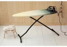 Τραπέζι σιδερώματος Brabantia D 1008898, 135x45 cm, 7 θέσεις ρύθμισης, ανθεκτική στη θερμότητα ζώνη σιδερώματος, κίτρινο/πράσινο